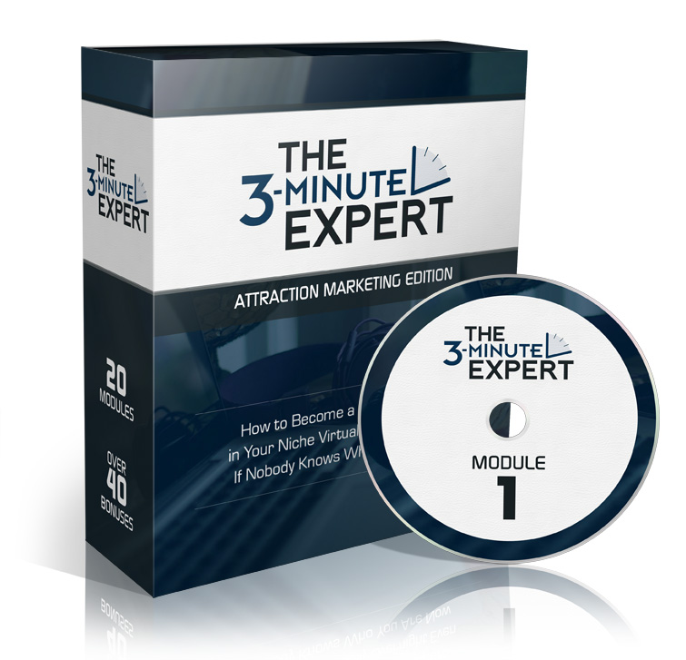 3 MINUTE EXPERT – ATTRACTION MARKETING EDITION